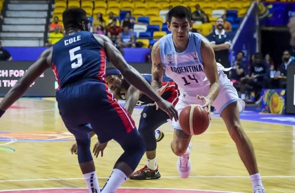 La Selección Argentina de Básquet superó 82-73 a Estados Unidos y se metió en la final de la AmeriCup 2022. Figura: Gabriel Deck. / Gentileza.