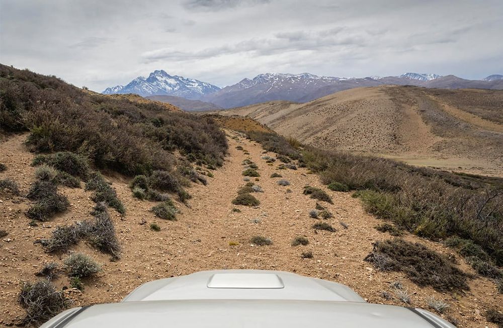 Malargüe, Camino al proyecto minero Hierro Indio. Allí se invirtió U$S 2.000.000 para conocer con precisión el volumen de las reservas del yacimiento. / Foto: Ignacio Blanco / Archivo Los Andes