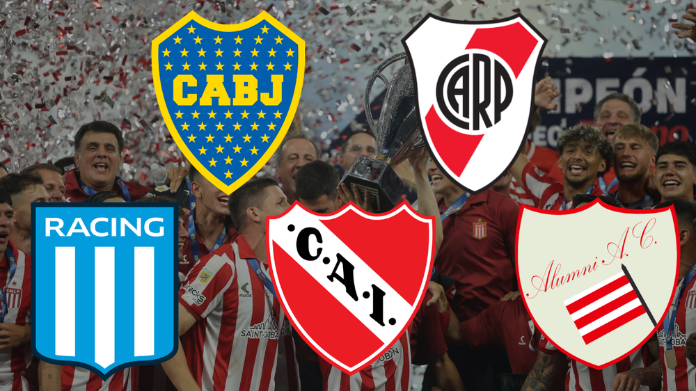 Boca y River son los equipos más ganadores del fútbol argentino.