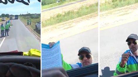 El video grabado por un camionero en la ruta nacional 11 reveló el cobro irregular de más de $23 mil para ingresar a la capital formoseña.
