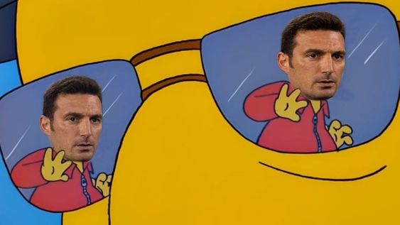 Los memes del partido le apuntaron a Scaloni y sus cambios