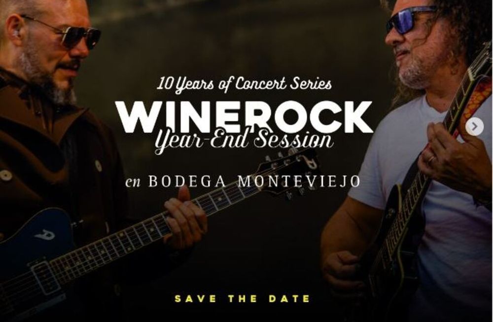 Wine Rock Year End Session: ¡tu copa, la montaña y mucho rock!
