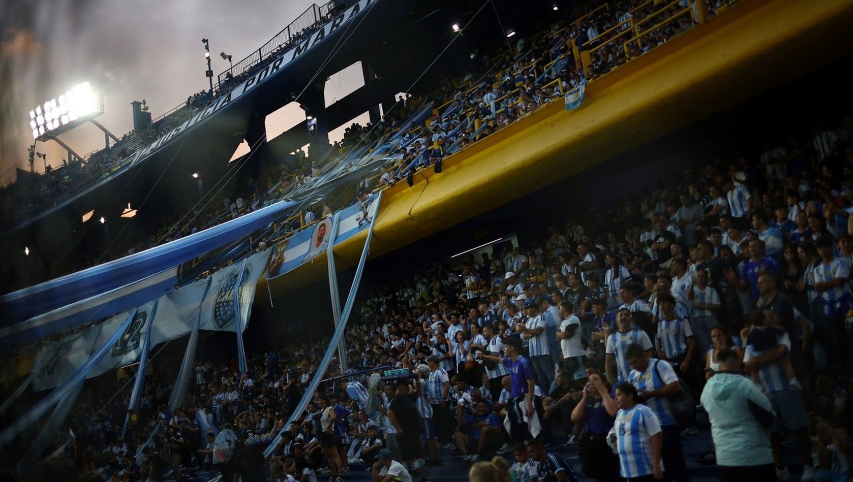 La Selección Argentina se mide con Mauritania en un amistoso en La Bombonera.&nbsp;