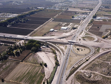 Variante Palmira: habilitan parcialmente dos rulos de ingreso en la intersección de Ruta 7 y Ruta 40