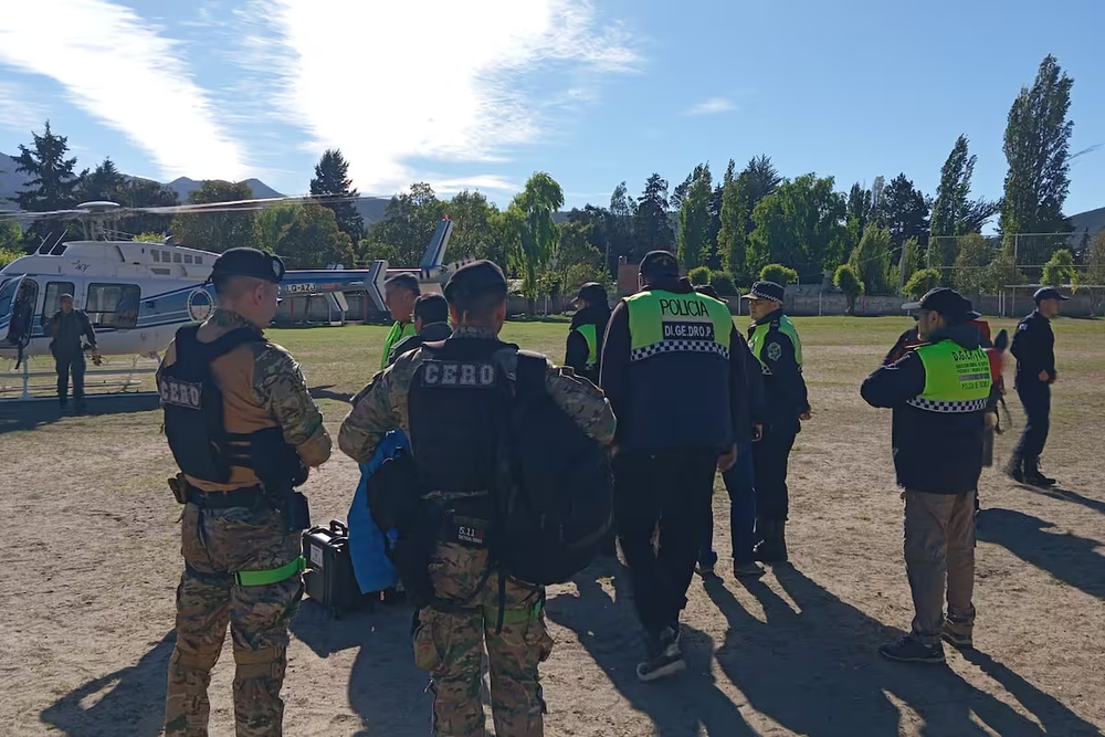 Buscan a Raúl Moyano en Tucumán con helicóptero, drones y perros especializados.