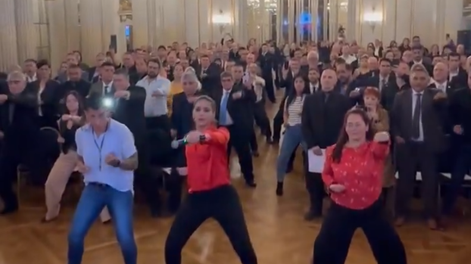 Lucía Montenegro organizó un acto de homenaje a más de 300 maestros de artes marciales en la Ciudad de Buenos Aires.