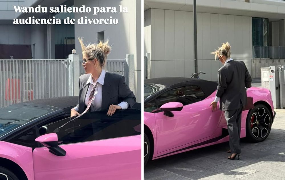 Wanda Nara le pintó de rosa la Lamborghini a Mauro Icardi y la llevó a ...