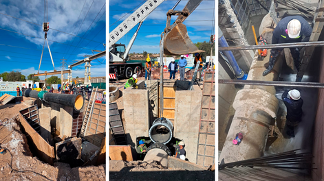 Quedó restablecido el servicio de agua potable en el Área Metropolitana.