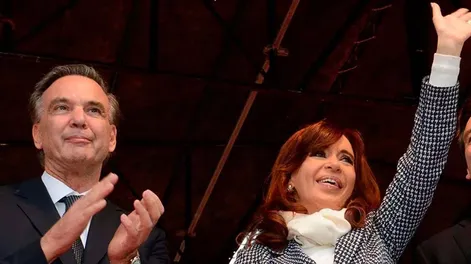 Miguel Ángel Pichetto y Cristina Kirchner.