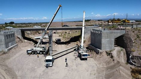Las obras de Vialidad Nacional en los puentes de Ruta 40