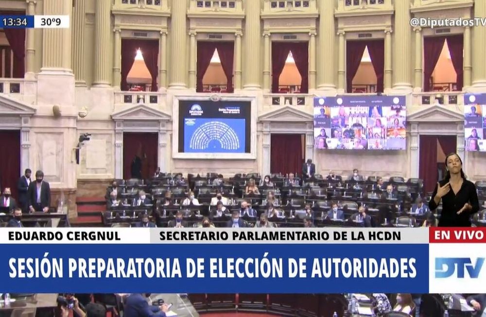 En vivo: Sesión preparatoria en Cámara de Diputados