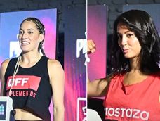 Flor Vigna y Mica Viciconte se preparan para enfrentarse en el ring.&nbsp;