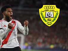 Miguel Borja muda sus goles a Arabia.