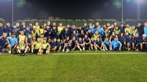 “Más que nunca TODOS JUNTOS”, escribió Rodrigo De Paul. Foto: @rodridepaul / Instagram.