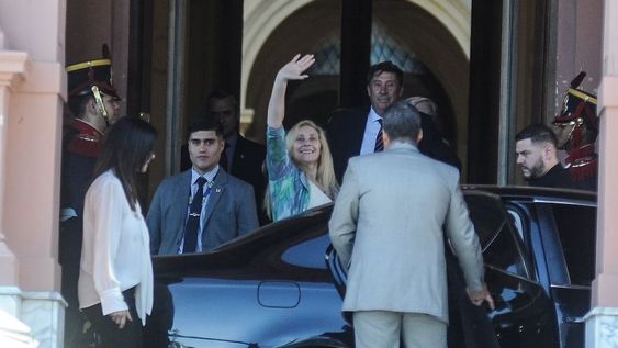 Karina Milei en Casa Rosada. / Foto: Federico López Claro