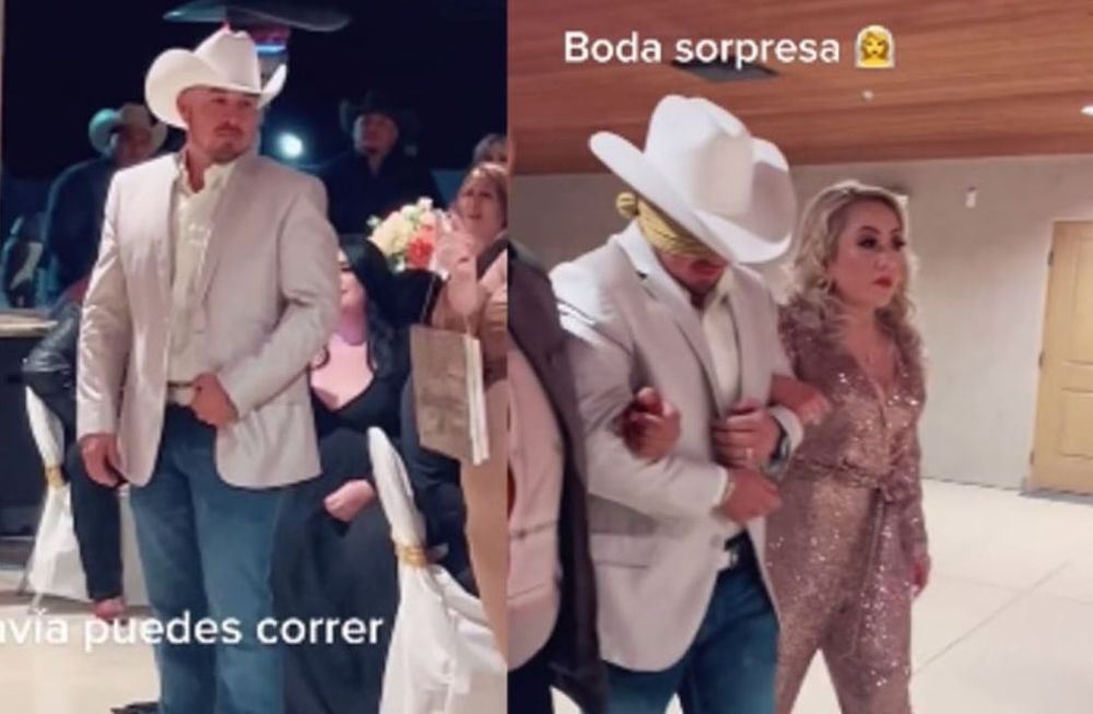 Pensaba que iba a festejar su cumpleaños y terminó casandose.