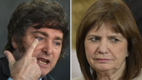 Javier Milei (La Libertad Avanza) y Patricia Bullrich (Juntos por el Cambio)