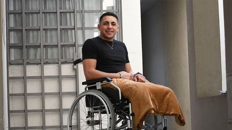 Los Andes | Hasta el 8 de abril pasado, Franco era entrenador de las inferiores y también delantero de la Primera en el Club Social y Deportivo Barrancas. Foto: José Gutiérrez / Los Andes