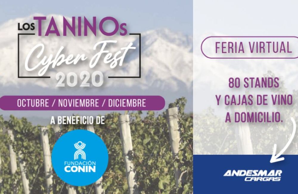 Feria Virtual de vinos a beneficio de Fundación Conin