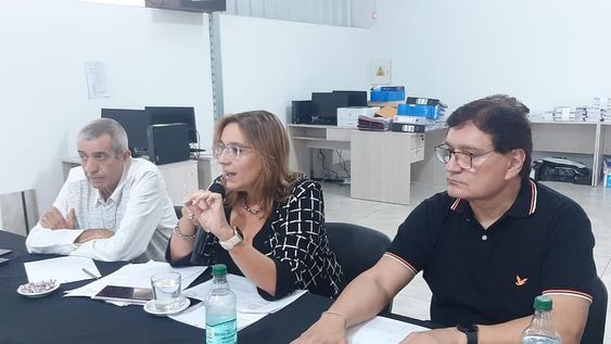 Los integrante del Tribunal Electoral de San Juan