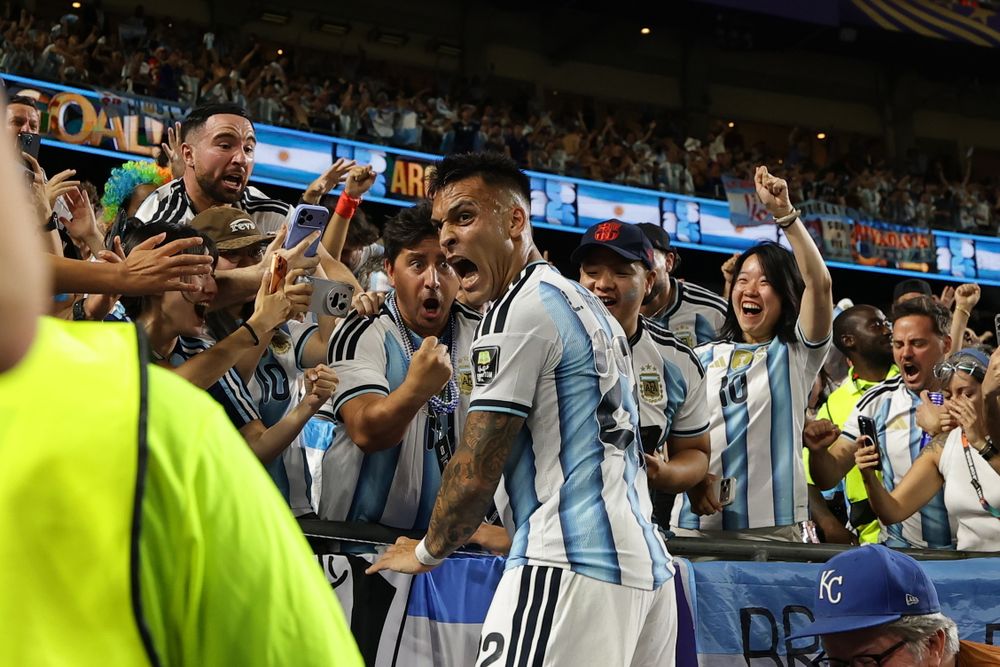 Lautaro Martínez, delantero de la Selección Argentina