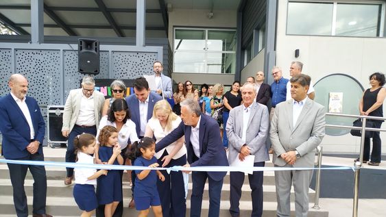 Acto de inicio de clases 2025 en San Martín, Mendoza.&nbsp; 