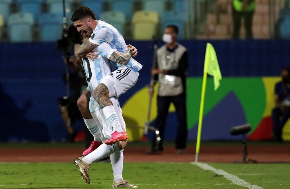 Rodrigo De Paul y Lionel Messi, una dupla fundamental para el Mundial. / AP