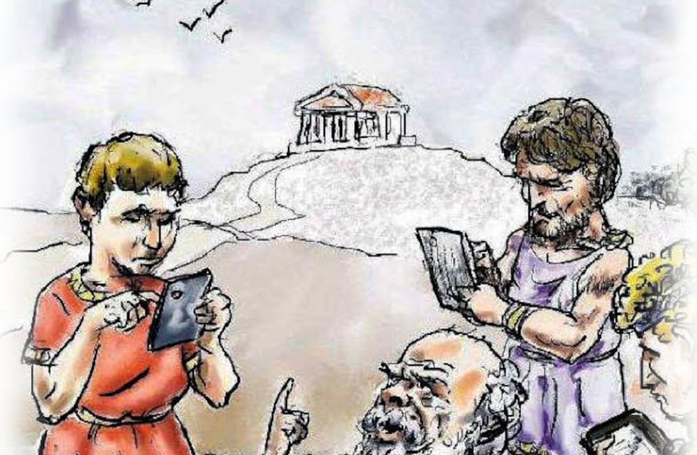 Volver a Sócrates con la tablet