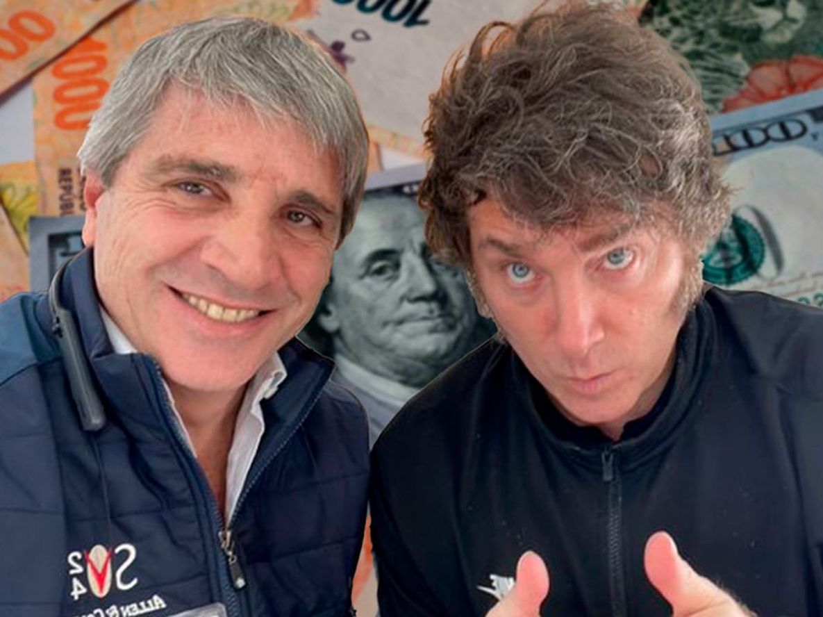 Luis Caputo regresó al país junto a Javier Milei y aseguró que Argentina será próspera!. Captura: X