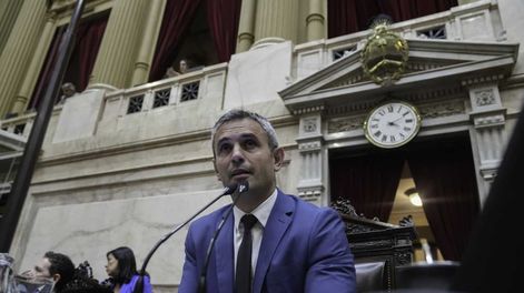 Martín Menem le restó importancia al incidente Manes-Caputo. Foto archivo: Prensa/Diputados/NA