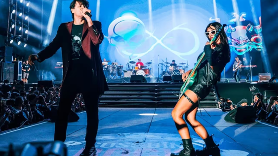 Ciro Martínez y Luli Bass.