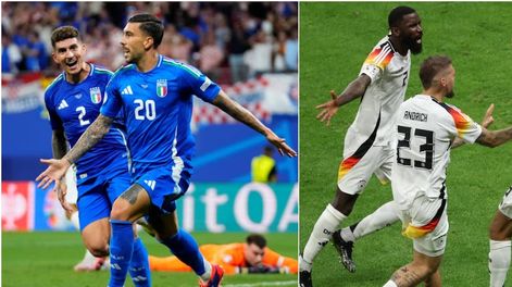 Los Andes | Italia y Alemania harán sus presentaciones en los octavos de final de la Eurocopa.