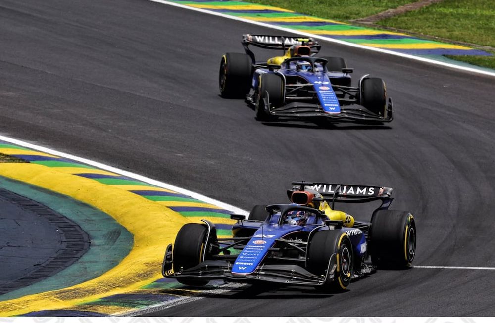 Colapinto cerró una buena actuación, y alcanzó el puesto 12 en la Sprint de Interlagos. /Foto: Williams