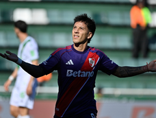 Sebastián Driussi, autor de un golazo para River.