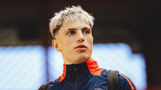 Alejandro Garnacho, delantero del Manchester United
