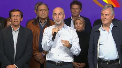 Los Andes | Horacio Rodríguez Larreta (centro) y Gerardo Morales (derecha) compartirían fórmula en la interna de Juntos por el Cambio