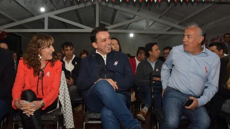 Tadeo García Zalazar con Alfredo Cornejo