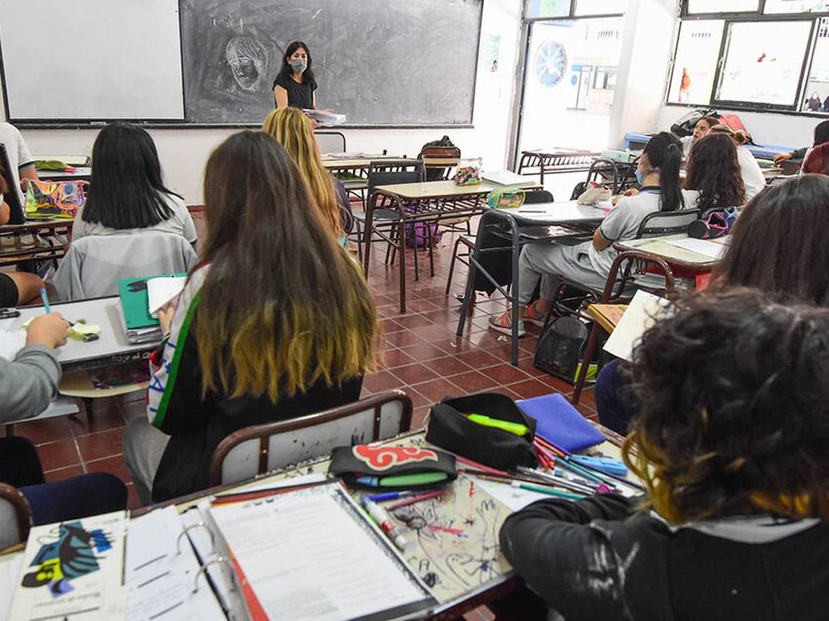 Las escuelas de Mendoza volverán a clases con presencialidad absoluta. Foto: Mariana Villa / Los Andes