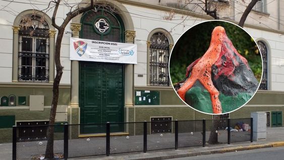 Explotó en un colegio de Palermo otro experimento del volcán y hay 4 heridos: Se prendió fuego entero.