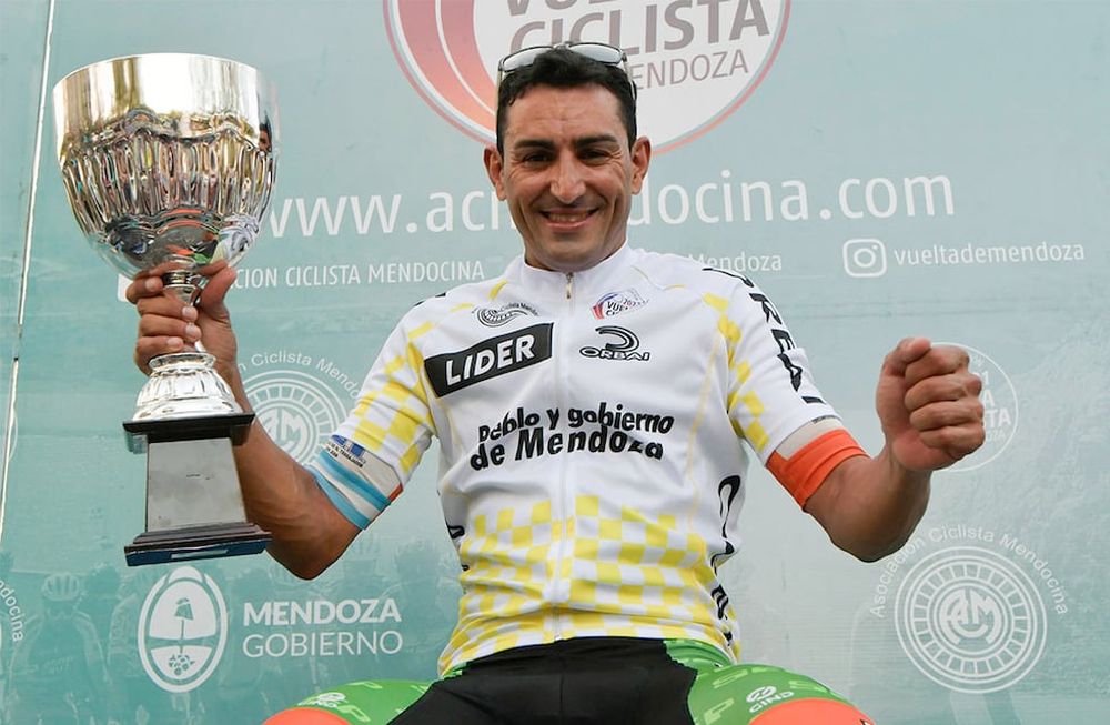Juan Pablo Dotti es el ciclista con más triunfos en la Vuelta de Mendoza, con seis conquistas. Foto: Orlando Pelichotti / Los Andes Foto: Orlando Pelichotti / Los Andes