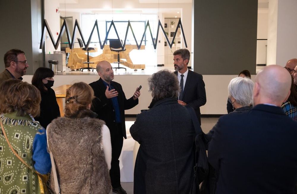 Referentes de las artes visuales del país recorrieron el Espacio Cultural Plaza Independencia