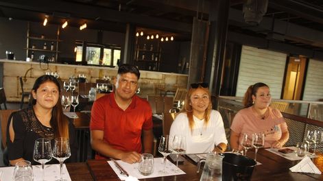 Cintia Robles, Adolfo Arias, Yesica Argote y Yanina Coletto.