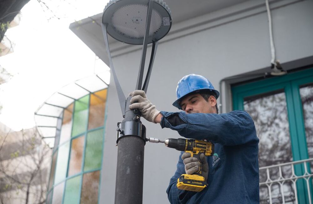 La Ciudad continúa con el recambio de luminarias en diferentes arterias