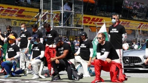 La Fórmula 1 y un claro mensaje contra el racismo