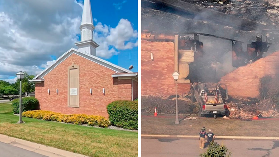 Tiroteo e incendio en una iglesia mormona de Estados Unidos.