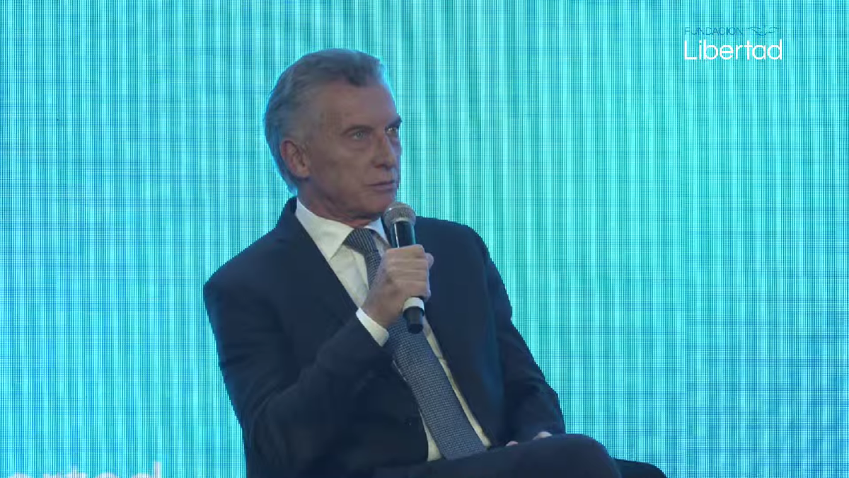 Macri en la Fundación Libertad: reclamó 