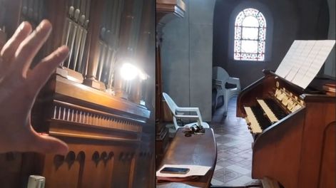 Un organista contó la curiosa canción que pidieron para un casamiento por iglesia.