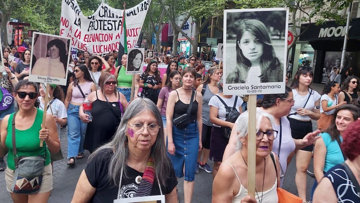 Cientos de mujeres coparon las calles de Mendoza en la marcha por el ...