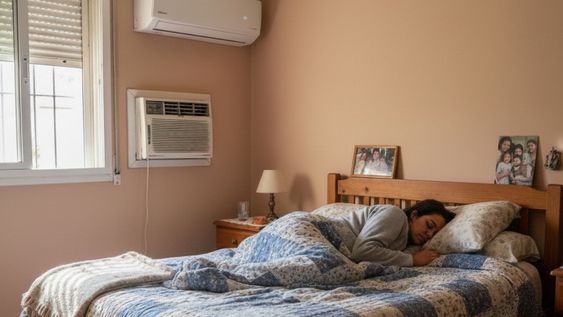 el calor extremo llega a argentina: ¿conviene mas dormir con el aire en modo sleep o mantener una temperatura fija?