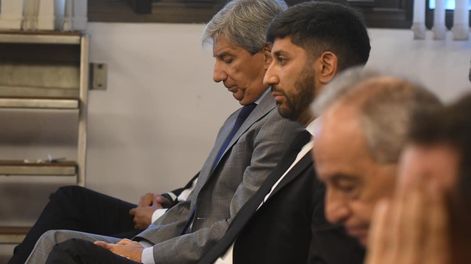 Nahuel Bento y su padre Walter Bento enfrentan duras penas de cárcel que el tribunal definirá entre hoy y el viernes. Foto: Ramiro Gómez.